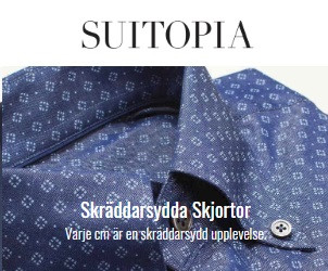 Skräddarsydd blå skjorta Suitopia